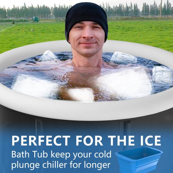 Складная силиконовая форма для кубиков льда, легко извлекаемая из формы, быстрая заморозка, усиленная большая форма для изготовления кубиков льда