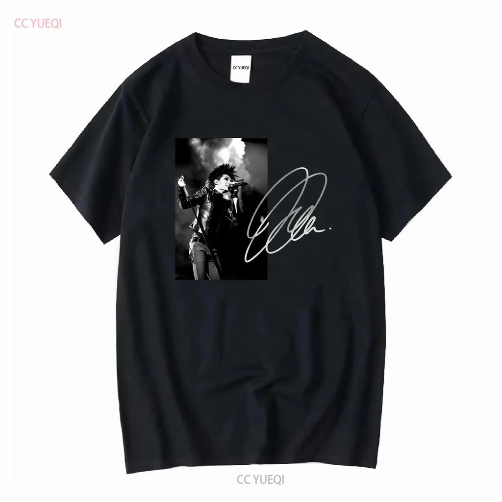 Билл Каулитц Tokio Hotel на концерте подписанная футболка черная S 5XL 1F861 винтажная стираная повседневная мужская универсальная унисекс мягкая