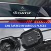 FBK3   Car For Mercedes Benz AMG Car Front Seat Headrests Badge Decal Car Side Window Stickers for Mercedes Benz AMG W204 W205 W212 W21