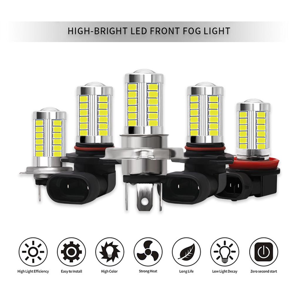 H4/H7/9005/9006 33SMD 800LM COB LED Low Consumer High Power Car Canbus Headlight Lamp Ходовые огни Белый Мотоциклетный Противотуманный Фара