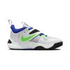 Nike Team Hustle D11 PS Green Strike Racer Синие детские кроссовки White Summit-White Pure-Platinum DV8994-101