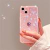 Чехол для телефона с кристаллическим блеском и ромбовидным узором для iPhone 13 12 11 14 Pro Max X XR XS Max Plus, прозрачный противоударный мягкий чехол из ТПУ