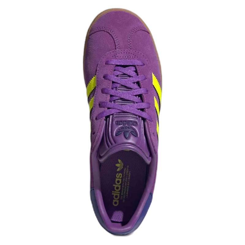 adidas Оригинальные Gazelle Удобные Мягкие Низкие Детские Скейт-Кеды Детские кроссовки Фиолетовые JP7126