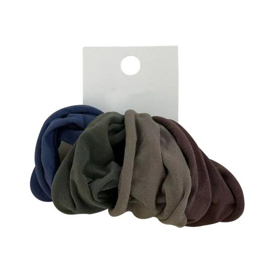 4 шт. Резинки для волос Утолщенные Расширенные Высокоэластичные Резинки для волос Однотонные Держатели для хвоста Мягкие Аксессуары для волос