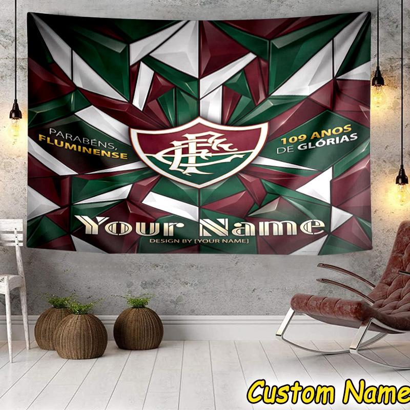 Custom Name America FC Tapestry Room Decoration Wall Hanging for Living Room Bedroom, dormitory, Birthday and Christmas gifts
