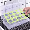 15/24 Grid Eggs Holder Stackable Freezer Storage Organizers Egg Storage Container Plastic Egg Carton Kitchen Egg Storage Box
