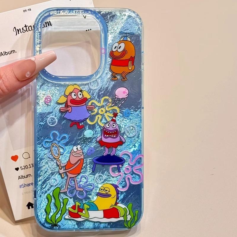 Рыбка-клоун Beechburg подходит для чехла для мобильного телефона Apple iPhone16Promax, Apple 14promax мультяшный IMD.