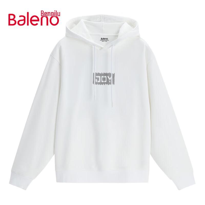 Baleno Men's Retro Letter Hooded Sweatshirt