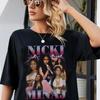 Унисекс Футболка Nicki Minaj 90-х Бутлег Футболка Nicki Minaj Графическая Унисекс Футболка
