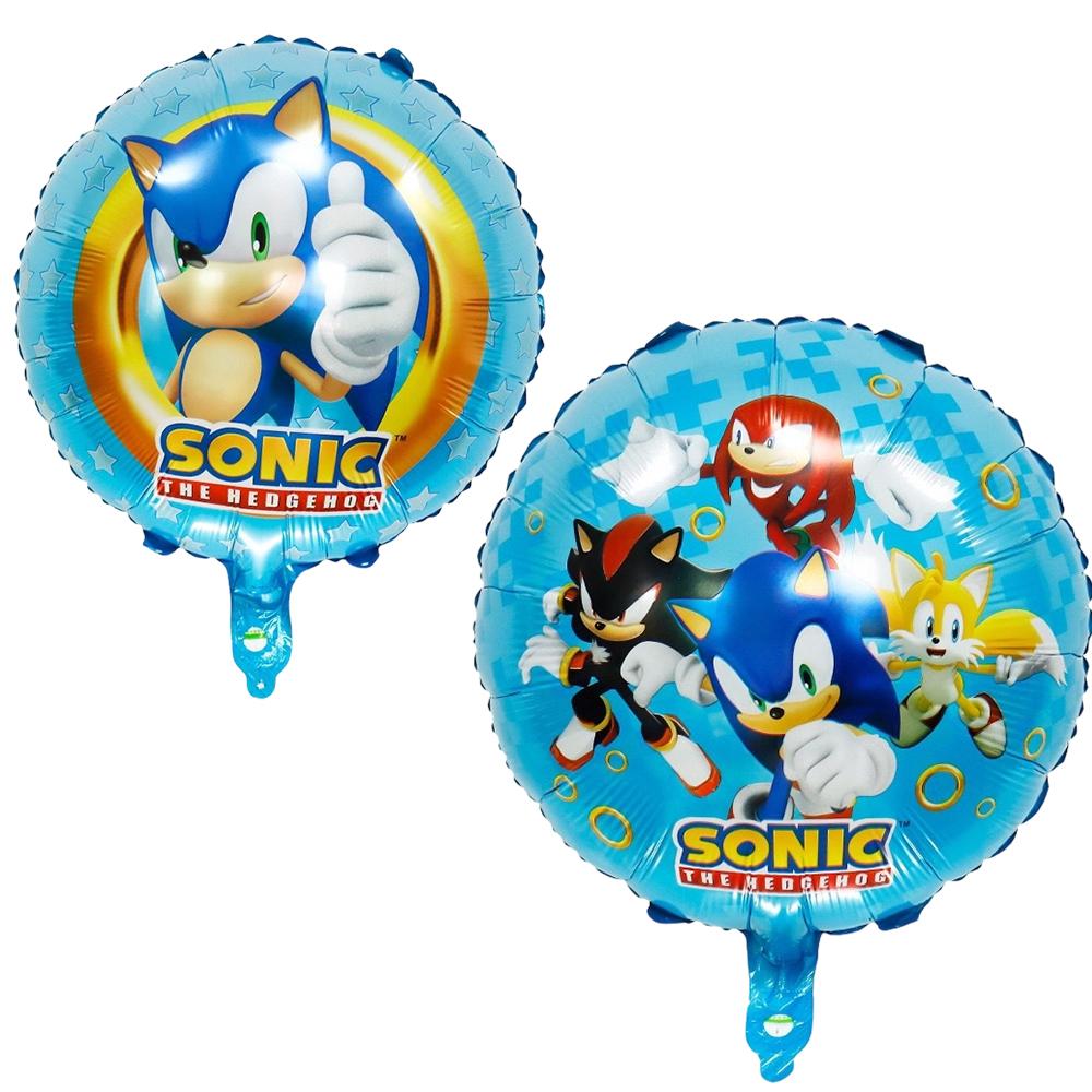 20Pcs The Hedgehog Birthday Balloons  Cartoon Latex Balloons For Kids Game Theme Party Decorations Birthday Party Supplies