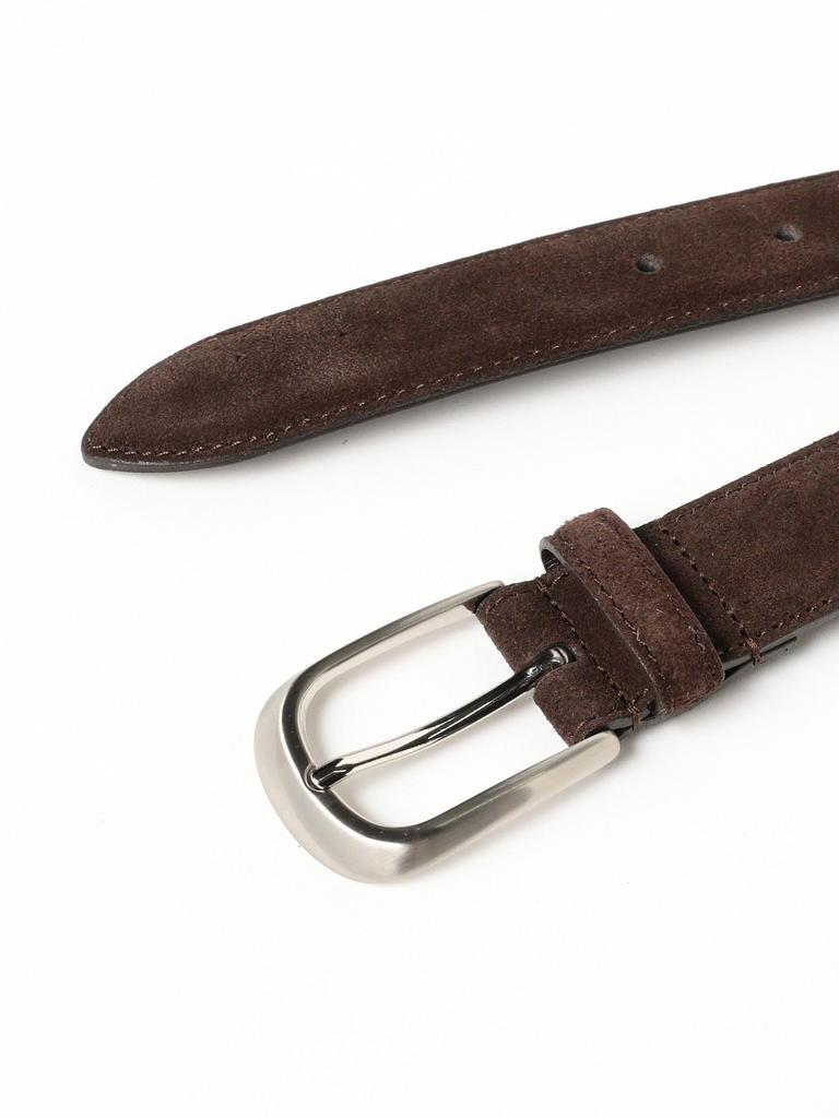 В:MING LIFE STORE by BEAMS Кожаный ремень, Велюровый кожаный ремень для платья, Весна/Лето 2025, Мужской, Черный, Размер M