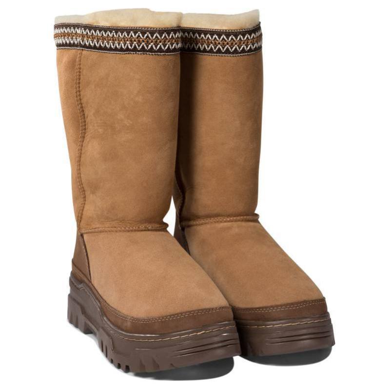 UGG Классические высокие ботинки TrailGazer Каштановые Женские кроссовки 1158323-CHE