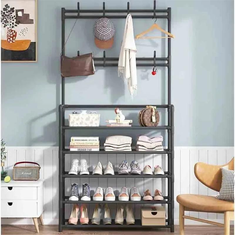 Shoe Multi-ayer Rack DIY Organizer Clothes Storage Load-bearing Organizer Hat Hanger Household Shoes Multifunctional Shoe Rack