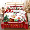3D Santa Claus Bedding Set New Year Duvet Cover 2/3 Christmas Bedding AU210 * 210 Full Size Christmas Atmosphere Decoration