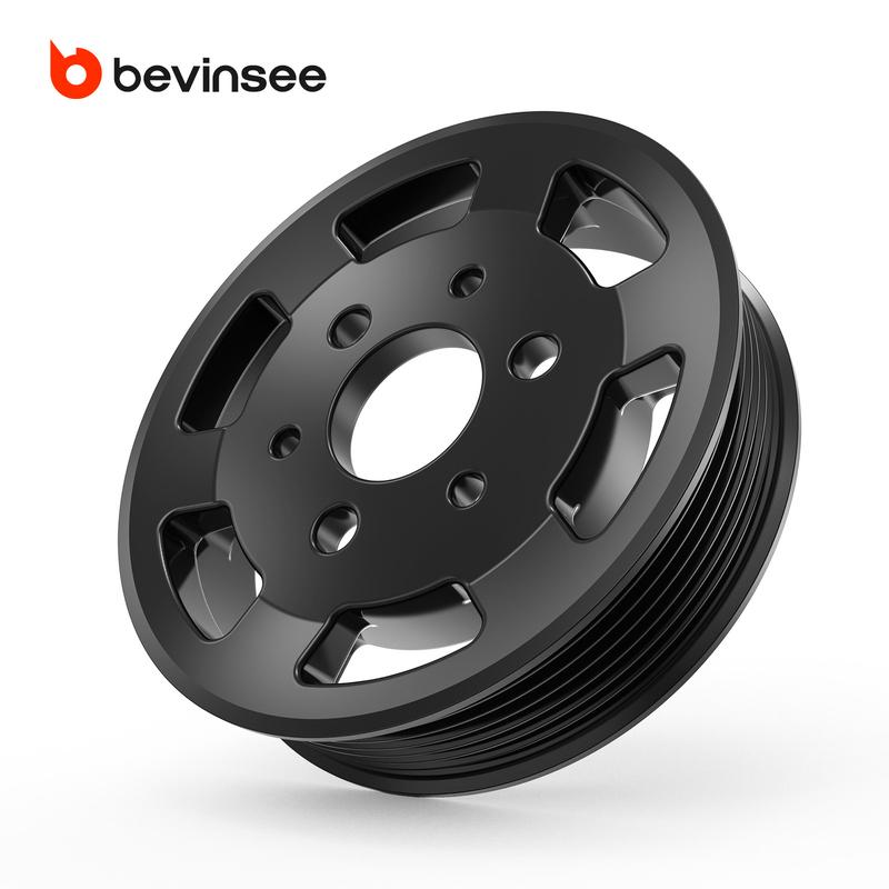 For BMW N55 Heavy Duty Power Steering Pulley, for BMW E90 E92 E82 E88 E91 E93 X1 E84 135i 335i 335xi 35iX, Replace 32427582947
