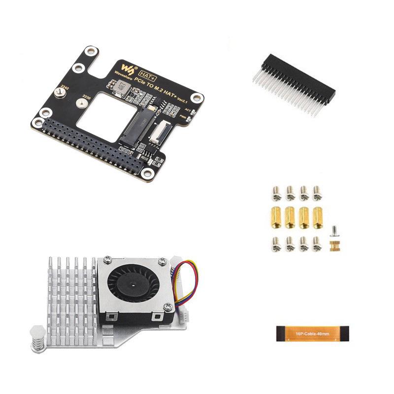 Плата расширения Raspberry Pi 5 PCIe на M.2 NVMe SSD