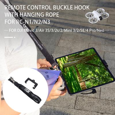Для пульта дистанционного управления DJI RC-N1/N2/N3 ремешок на шею с фиксированным зажимом для аксессуаров для дронов DJI Mini 2 3 4 Pro/Air 3S/NEO
