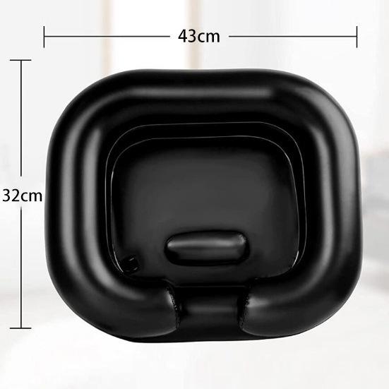 Утолщенная ПВХ надувная раковина для мытья головы со встроенной подушкой для лежачих больных, пожилых людей, беременных женщин и детей