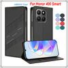Чехол из кожи премиум-класса Honor 400 Smart, ретро-кожа, кошелек-книжка, откидная крышка, магнитная застежка, полная защита для смартфона Huawei Honor400, сумки