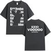 Singer Kidd Voodoo Album Tour 2026 Pattern Fashion Tshirt Springsummer Mens Women Hiphop Gothic Pure Cotton Tshirt