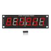 Digital Tube Display Module LED 6 Digit 7 Segment 0.56in TM1637 Drive Chip Red Accessory