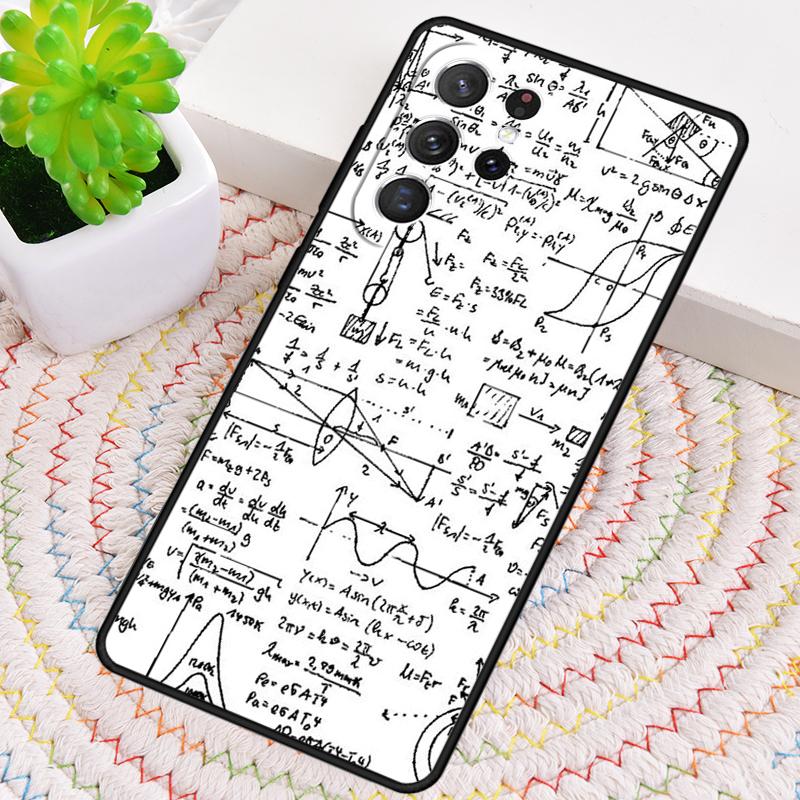 Чехол для телефона с формулами по науке, математике, физике для Samsung Galaxy note 10 pro S26 S25 S24 S23 S22 Ultra Plus S21 FE S20