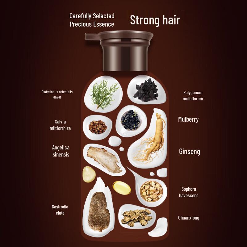 Feng Hua Plant Extract Hair Strengthening & Anti-Hair Loss Shampoo