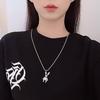 Trendy 2023 Cute Rabbit Necklace for Women - Versatile Long Sweater Chain with Stylish Personality Details