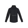 Under Armour Solid Color Hooded Zip Jacket Men Jackets Black 1320950-001