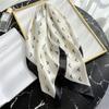 2021 New Fashion Simple Silk Square Scarf For Women Bandana 70 *70cm Small Neckscarf Shawls Head Kerchief Hijabs Female Foulard