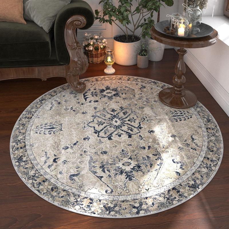 Классический Богемный Круглый Ковер Этнический Узор Круглый Ковер для Гостиной Напольный Коврик Стул Кофейный Столик Прикроватный Декор Так Красиво