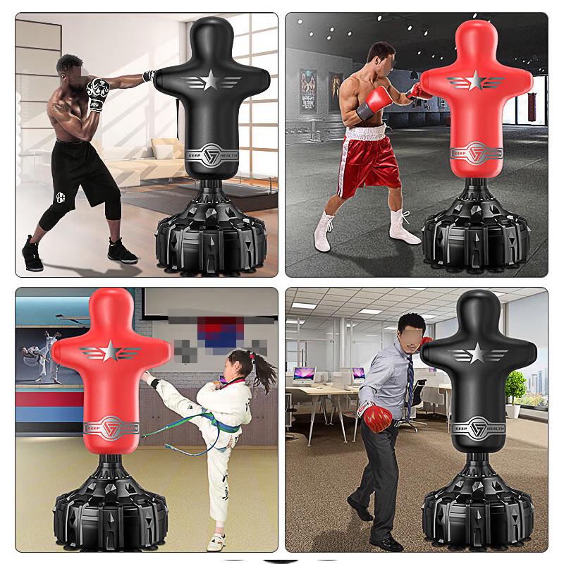 ZHOXIANG Напольный боксерский манекен с перчатками