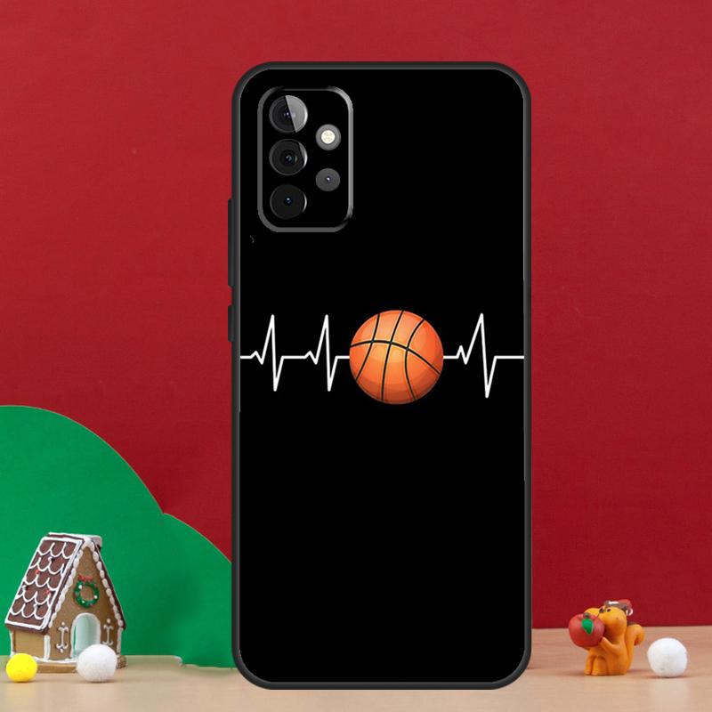 Чехол 'Сердцебиение в баскетболе' для Samsung Galaxy A54 A06 A16 A26 A36 A56 A53 A32 A52 A33 A13 A55 A35 A15 A14 A34 A17