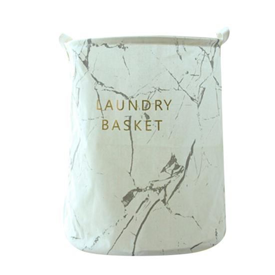 Складная корзина для белья с скандинавским мраморным принтом, сумка для хранения грязной одежды, бочка