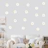 Наклейки на стену с изображением белых ромашек для детской комнаты, гостиной, домашнего декора в стиле ар-деко, наклейки на окна