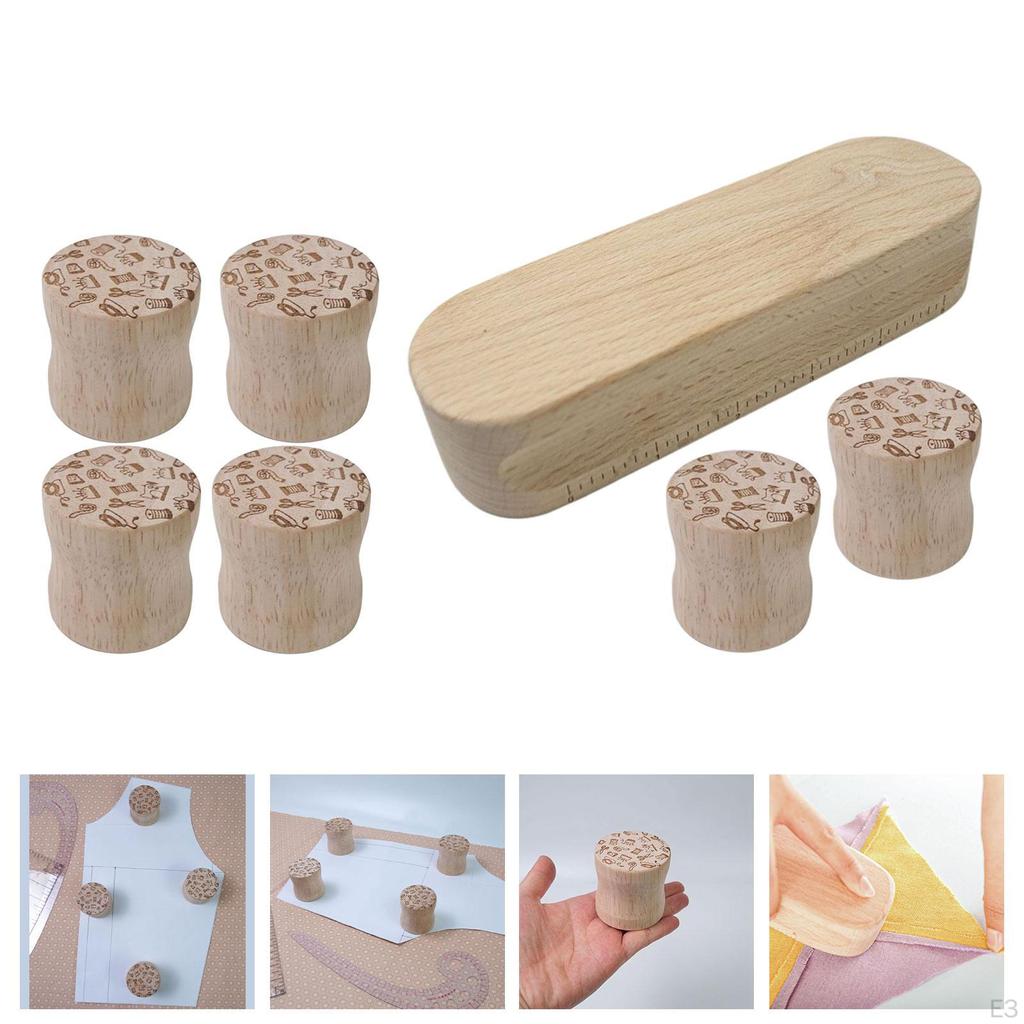 Буковое дерево Портные хлопушки Ткань Узор Ткань Вес Шитье Круглая Гладильная резка Весы