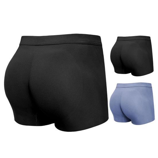 Нижнее белье Fake Ass с 3D-дизайном и эффектом отсутствия следов. Однотонные трусы-боксеры средней посадки с U-образной формой и эргономичным дизайном.