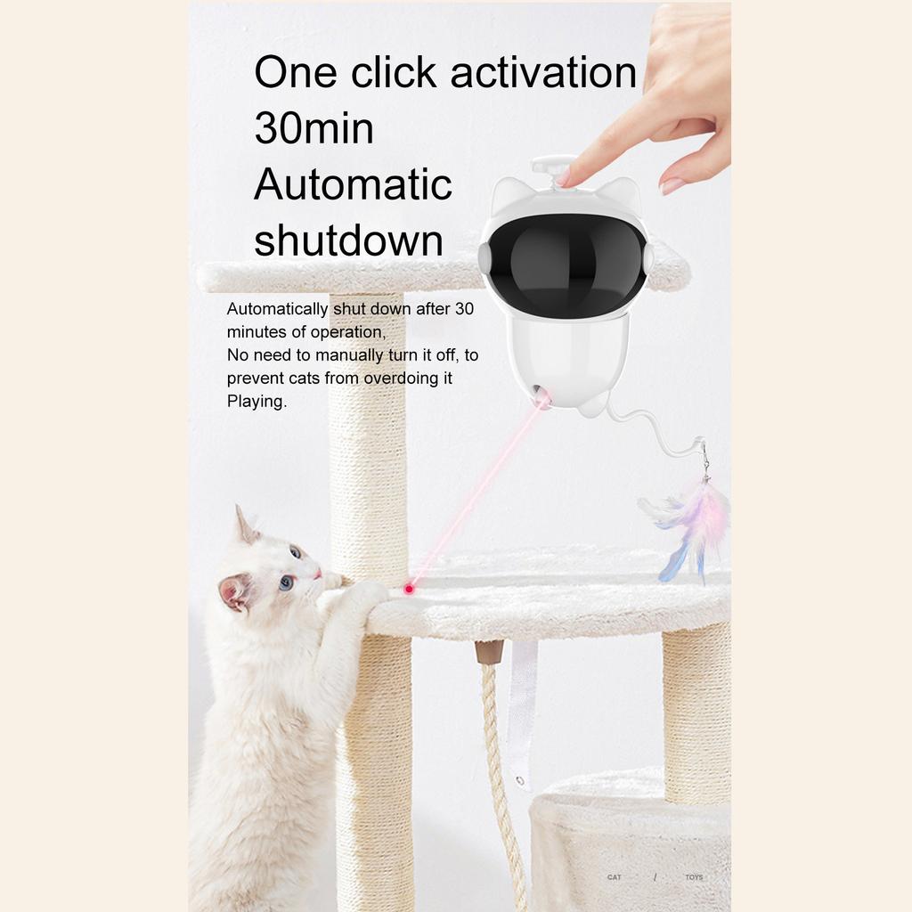 Cat Toy For Indoor Cats, Random Trajectory Motion Activated Rechargeable Automatic Cat Toy, Interactive Cat Toy For Bored Indoor Cats Kittens Dogs