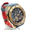 Б/у часы Bulova Marine Star Общий вес прибл.. 123,4 г Нержавеющая сталь Резина Автоматические Темно-синий циферблат 98A227 Мужские