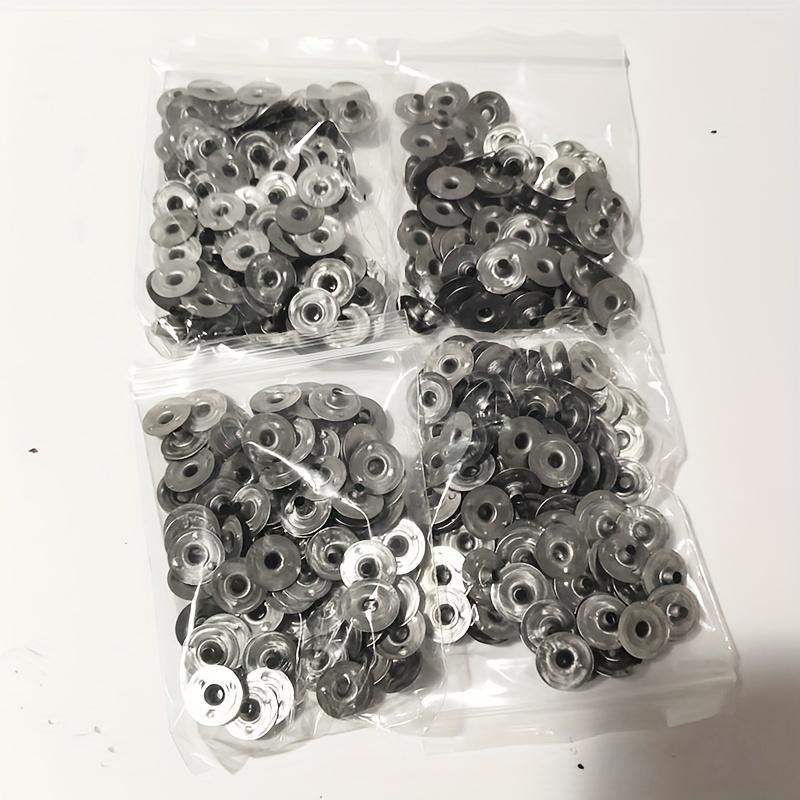 Упаковка из 100 держателей фитиля для свечей с металлическими держателями для фитиля, основанием для свечей, держателями для фитиля, инструментами для самостоятельного изготовления свечей, аксессуарами для свечей ручной работы