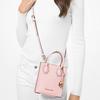 Michael Kors Mk Mercer Классическая Винтажная Однотонная Сумка-гармошка для Поездок Женская Сумка на Плечо Розовая 35S1GM9T0L-648