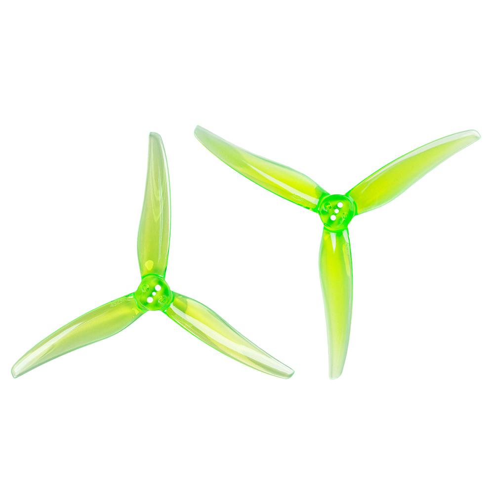 2Pairs Gemfan 4525-3 4.5Inch 3-blades PC Propeller 1.5mm 3Holes for RC Drone FPV Racing