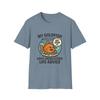 Unisex Softstyle T-Shirt Goldfish Saying Get Over It Sarcastic Humor Shirt