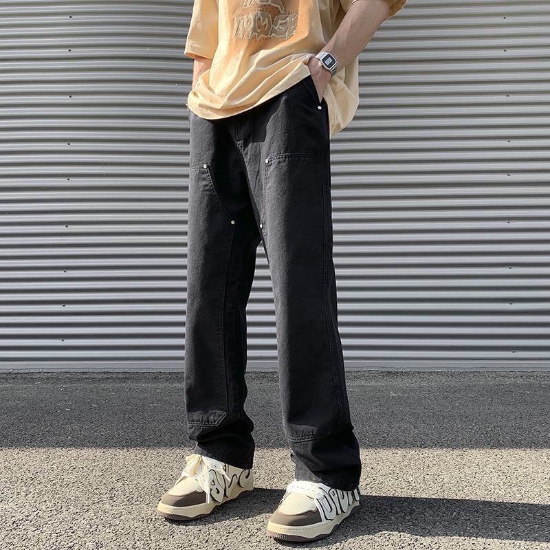 LKTM Мужские повседневные брюки свободного покроя в стиле ретро Lumberjack High Street