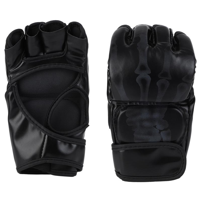 Боевые перчатки MMA Half Fingers, удобные, простые в использовании, прочные, воздухопроницаемые, боксерские перчатки для мужчин