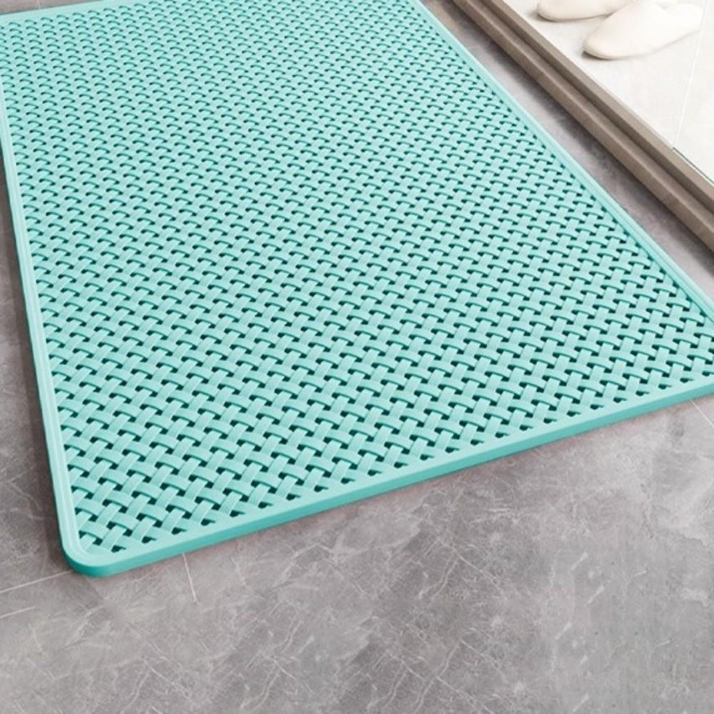 Textured Surface Non-Slip Bath Mat Machine Washable Shower Mat Easy Clean Bathtub Mat Spa