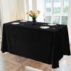 Tablecloth Oblong Shape Pure Color Easy Care Velvet Table Protection Banquets Party Decoration Tablecloth Diner Hotel Restaurant Picnic Table Cover