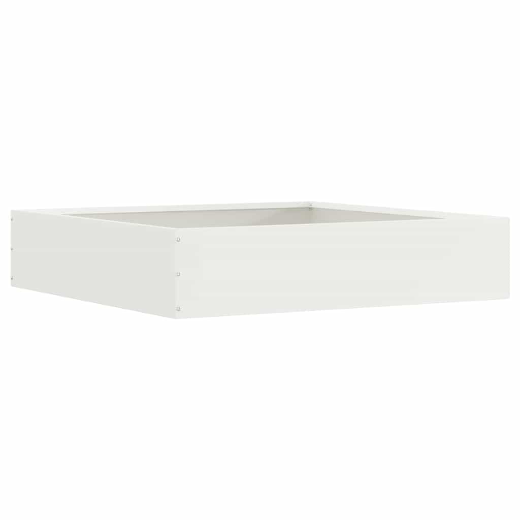 Lawn Edging White 60 x 60 x 13 cm Steel