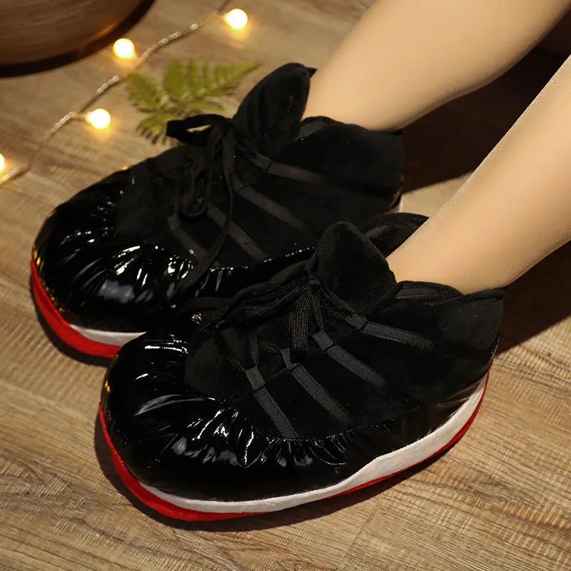 Зимние теплые тапочки, женские милые домашние тапочки, женские домашние тапочки одного размера, женские домашние кроссовки-слайдеры