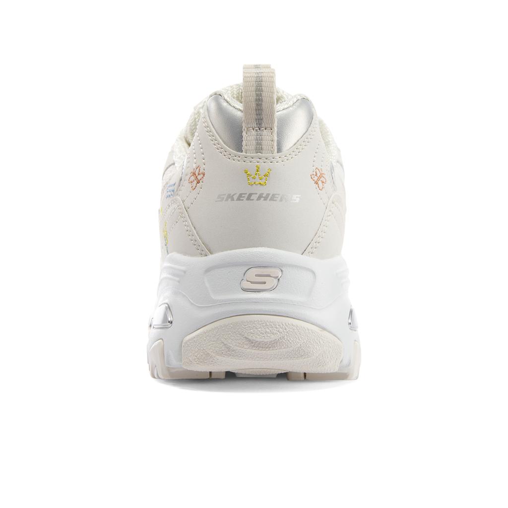 Skechers DLites 1.0 Panda Обувь Цветочный Панда Ретро Универсальные Толстая Подошва Повседневные Спортивные Увеличивающие Рост Низкие Папины Кроссовки Женские кроссовки 896155-OFWT